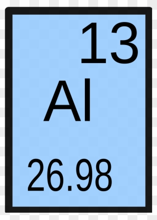 Chemical Symbol For Aluminum Clipart