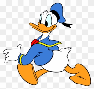 Donald Duck Clipart Ear - Pato Donald De Perfil - Png Download