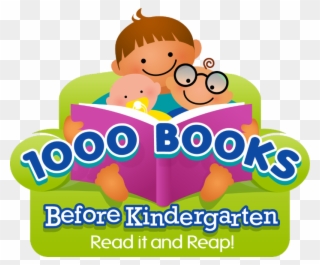1000 Books Before Kindergarten - 1000 Books Before Kindergarten Logo Clipart
