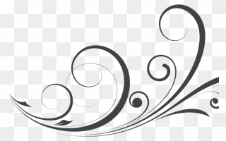 Kitley Kitley House - Elegant Wedding Swirls Png Clipart