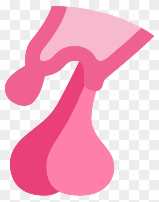 Hypothalamus And Pituitary Gland Icon - Pink Clipart