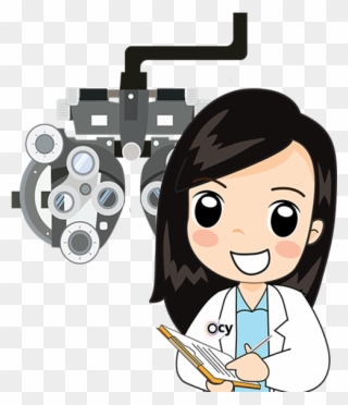 You May Visit Your Eye Doctor And Express Your Desire - Cartoon Clipart