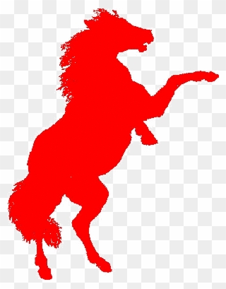 Horse - Red Horse Logo Png Clipart