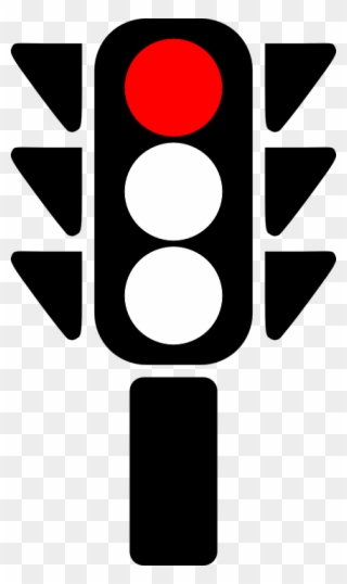 Traffic Light Png 10, Buy Clip Art - Red Traffic Light Icon Transparent Png