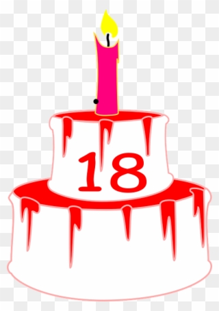 Birthday Cakes Graphics 28, Buy Clip Art - 18 Birthday Cake Png Transparent Png