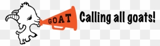 Calling All Goats - Sign Clipart
