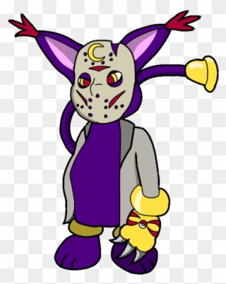 Yes It Is A Fusion Of Bellboyant, Tailmon, And Jason - Cartoon Clipart