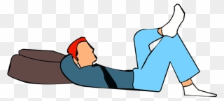 Boy Relaxing Cliparts 16, Buy Clip Art - Creativity - Png Download