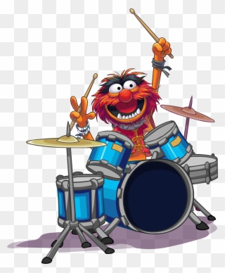 Animal Muppet Png Picture Download - Animal Drum Electric Mayhem T Shirt Clipart
