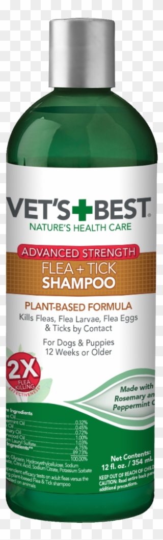 Vet's Best Flea And Tick Advanced Strength Dog Shampoo, - Vet's Best Allergy Itch Relief Dog Shampoo, 16 Oz Clipart