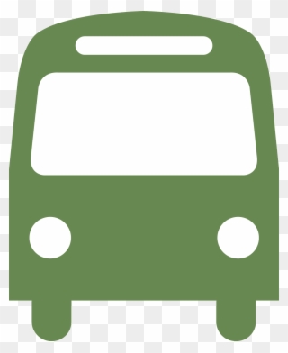 Download High Resolution Version For Print - Green Bus Icon Png Clipart
