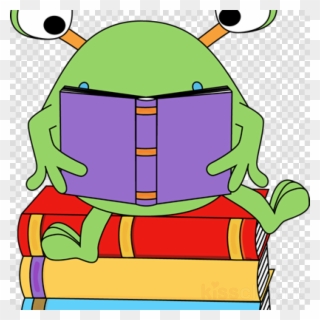 Download Frog Reading Clipart Clip Art Reading Book - Alien Reading A Book - Png Download