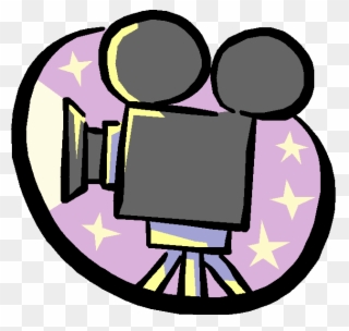 Movie Clipart Film Showing - Cartoon Movie Projector - Png Download
