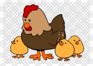 Download Farm Animal Clip Art Clipart Cattle Clip Art - Chicken And Chicks Cartoon - Png Download