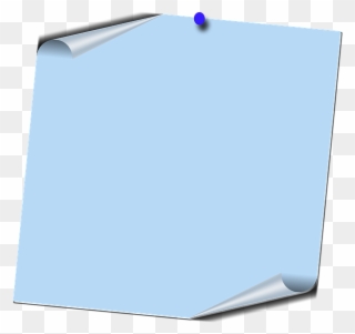 Post It Note Blue Png Clipart