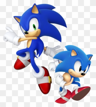 Sonic The Hedgehog Clipart Retro - Sega Sonic Generations 3ds - Png Download