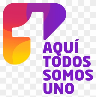 Canal Uno With Slogan Aquí Todos Somos Uno - Aqui Todos Somos Uno Clipart