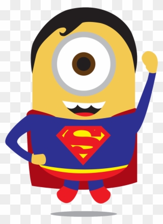 Instathreds Image Transparent Library - Minions Superman Clipart