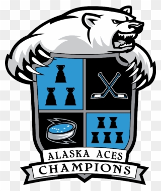 Custom Champions Patch For Upper Left On The Alaska - Alaska Aces Clipart