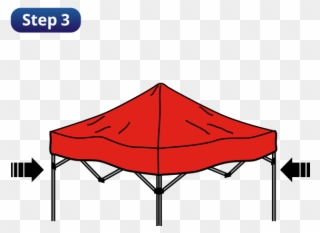 How To Dismantle Your Gazebo - Canopy Clipart