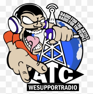 C We Support Radio - Peter Atkins Clipart