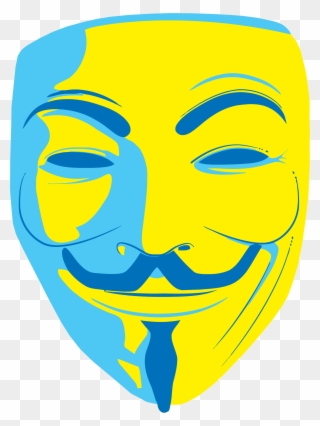 Anonymous Mask Clipart Png Image - Anonymous Mask Clipart Transparent Png