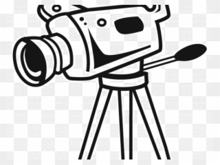Photo Camera Clipart Jpeg - Video Camera Drawing - Png Download