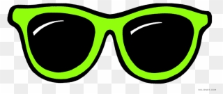 Clipart Black And White Download Sunglass Clipart Neon - Sun Glasses Clipart Black And White - Png Download