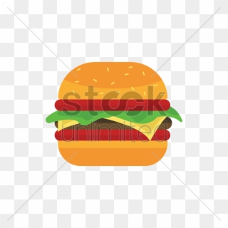 Free Download Cheeseburger Clipart Cheeseburger Hamburger - Vector Illustration Burger Png Transparent Png