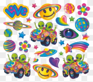 Lisa Frank 90s Stickers Clipart