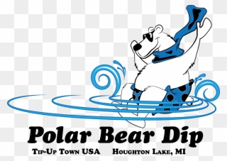 Branding Mark For Polar Bear Dip Event - Read This Roll Me Over Clipart