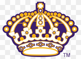 Kings-purple Crown - Los Angeles Kings Gold Logo Clipart