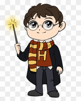 How To Draw Harry Potter - Transparent Comic People Clipart
