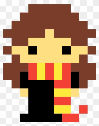 Hermione Granger - Goomba Minecraft Pixel Art Clipart