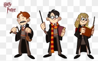 [harry Potter] Ron, Harry & Hermione Clipart