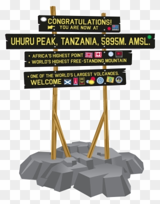 We're Heading To - Clipart Mount Kilimanjaro Png Transparent Png