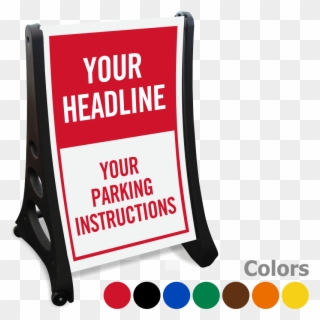 Zoom - Personalize - Parking Signs Clipart