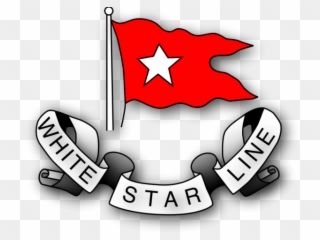Mario Clipart Starline - White Star Line Flag - Png Download