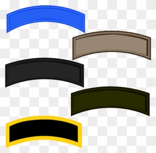 Custom Uniform Tabs - Military Tab Clipart