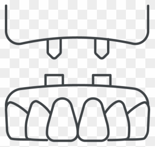 Replacing Missing Teeth Icon - Dentures Clipart
