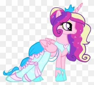 "my Little Pony Friendship Is Magic Rarity Gala Dress - My Little Pony Princess Cadence Dress Clipart