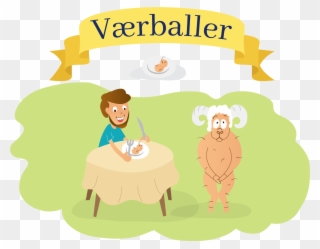 Do You Prefer Them Boiled Or Fried Værballer Is Yet - Cartoon Clipart