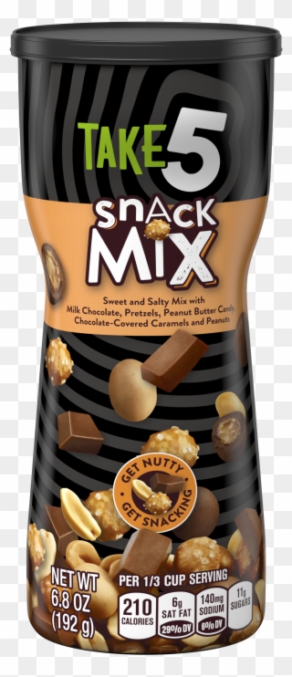 Take5 Snack Mix, Milk Chocolate, Peanuts, Pretzels, - Take 5 Snack Mix Clipart