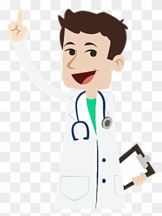 Doctor Medico Medicine Medic Clinical Freetoedit - 醫生 卡通 Png Clipart