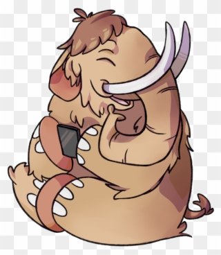 Mastodon Mascot - Mastodon Social Network Logo Clipart
