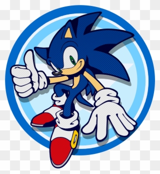 April 5, 2018, - Sonic The Hedgehog Circle Clipart