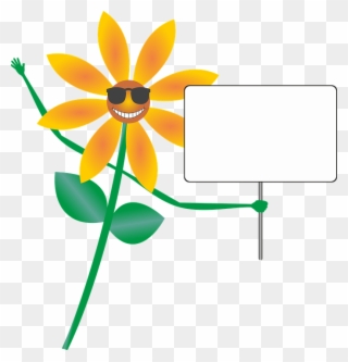 Sunny Cliparts 4, Buy Clip Art - Цветы Улыбка Пнг - Png Download