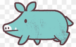 Mean Pig Gif - Domestic Pig Clipart