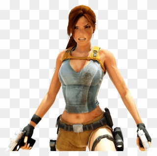 Lara Croft Two Guns - Lara Croft Go Png Clipart