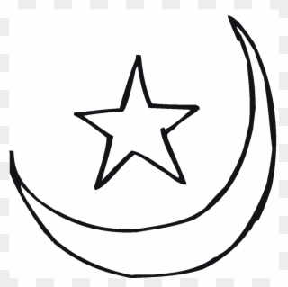 Moon Stars Coloring Sheet - Coloring Numbers For Preschool Clipart